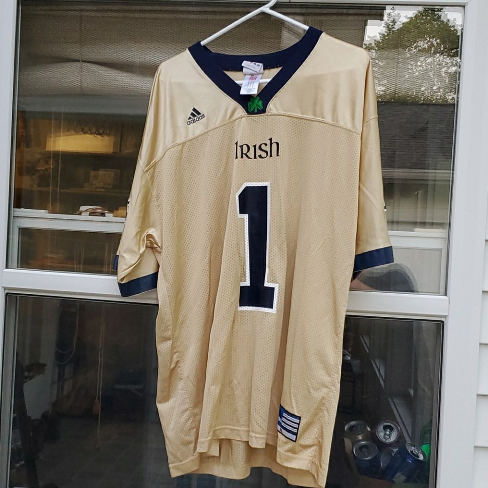 Notre Dame adidas football jersey